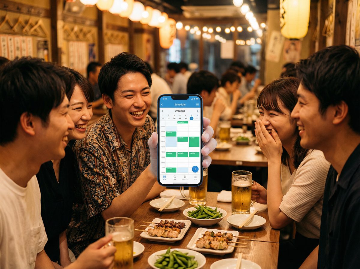 飲み会予定調整アプリ